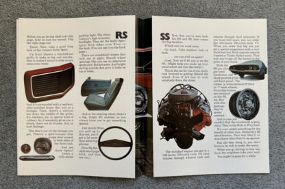 1970 Chevrolet Camaro Brochure SS Z28 - Image 4