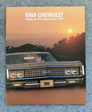 1969 Chevrolet Range Brochure Impala, Caprice, Bel Air, Biscayne