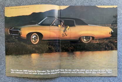 1969 Chevrolet Range Brochure Impala, Caprice, Bel Air, Biscayne - Image 2