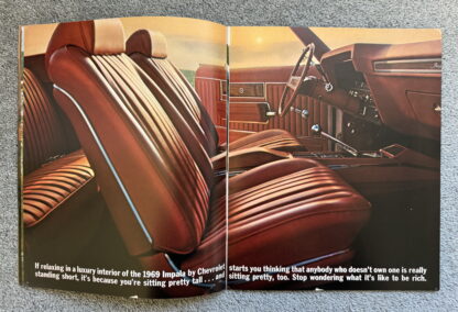 1969 Chevrolet Range Brochure Impala, Caprice, Bel Air, Biscayne - Image 6