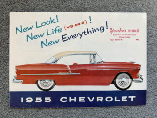1955 Chevrolet Range Bel Air, Two Ten, One Fifty Brochure