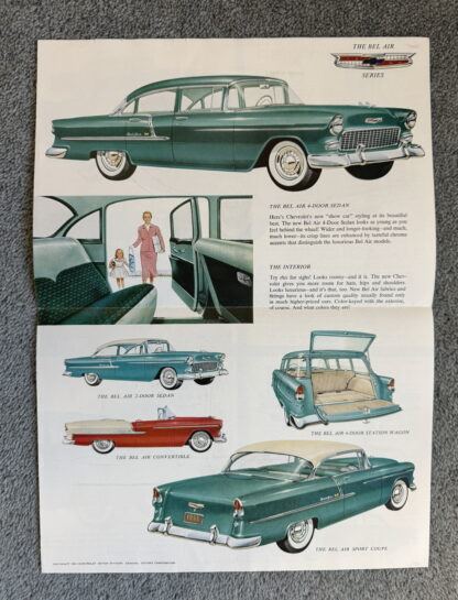 1955 Chevrolet Range Bel Air, Two Ten, One Fifty Brochure - Image 2