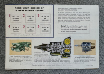 1955 Chevrolet Range Bel Air, Two Ten, One Fifty Brochure - Image 7