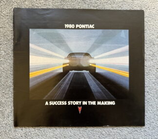 1980 Pontiac Range Brochure Firebird, Bonneville, LeMans, Catalina