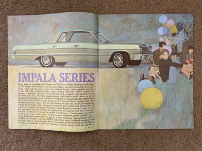 1964 Chevrolet Range Brochure Impala, Bel Air, Biscayne - Image 2