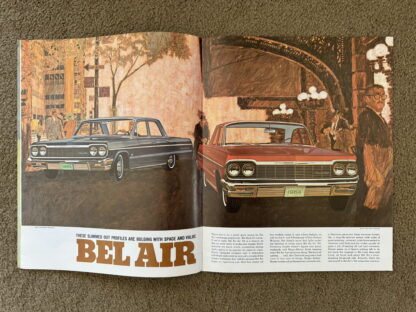 1964 Chevrolet Range Brochure Impala, Bel Air, Biscayne - Image 4