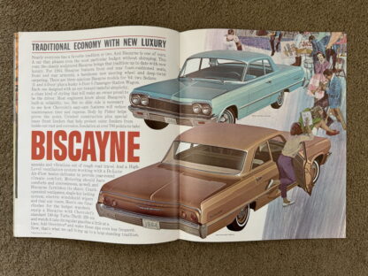 1964 Chevrolet Range Brochure Impala, Bel Air, Biscayne - Image 5