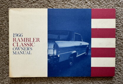 1966 Rambler Classic Owners Manual
