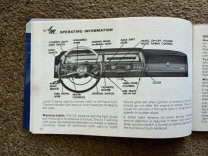 1966 Rambler Classic Owners Manual - Image 4