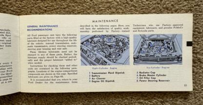 1965 Ford USA Owners Manual - Image 7