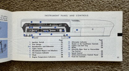 1965 Ford USA Owners Manual - Image 10