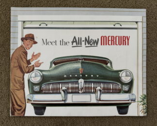 1949 Ford Mercury Range Brochure Sports Sedan, 6 Passenger Coupe/Convertible