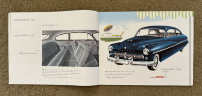 1949 Ford Mercury Range Brochure Sports Sedan, 6 Passenger Coupe/Convertible - Image 4