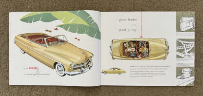 1949 Ford Mercury Range Brochure Sports Sedan, 6 Passenger Coupe/Convertible - Image 5