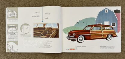 1949 Ford Mercury Range Brochure Sports Sedan, 6 Passenger Coupe/Convertible - Image 6
