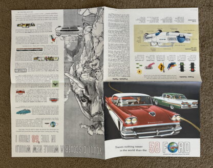 1958 Ford Range Brochure Fairlane, Custom, Wagons, Thunderbird - Image 9