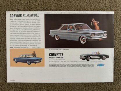 1960 Chevrolet Range Corvair Impala Bel Air Biscayne Kingswood Brochure - Image 8