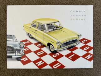 1960 Ford Zephyr, Zodiac, Consul Brochures