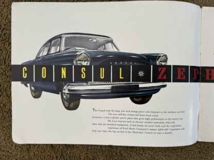 1960 Ford Zephyr, Zodiac, Consul Brochures - Image 2