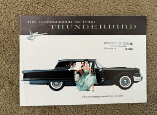 1959 Ford Thunderbird Brochure
