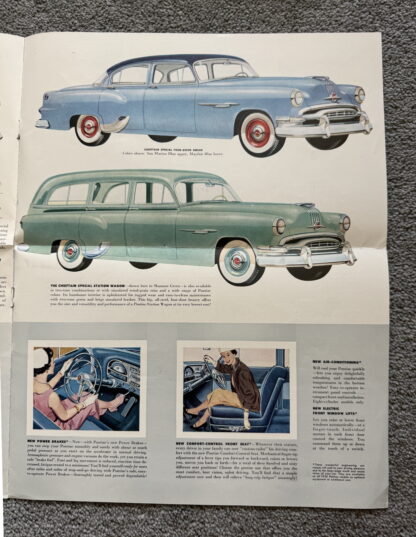 1954 Pontiac Range Brochure Star Chief Deluxe, Chieftain Deluxe - Image 8