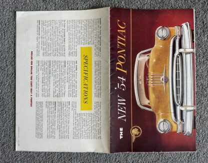 1954 Pontiac Range Brochure Star Chief Deluxe, Chieftain Deluxe - Image 9