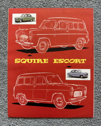 1957 Ford Squire (Prefect), Escort 100E (Anglia) Brochure