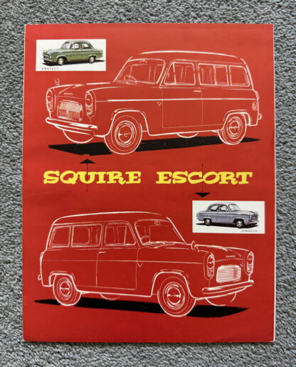 1957 Ford Squire (Prefect), Escort 100E (Anglia) Brochure