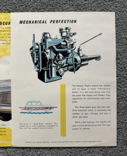 1957 Ford Squire (Prefect), Escort 100E (Anglia) Brochure - Image 2