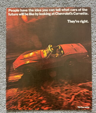 1970 Chevrolet Corvette Brochure