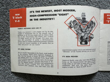 1954 Ford V8 I6 Engine Brochure - Image 4