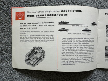 1954 Ford V8 I6 Engine Brochure - Image 6