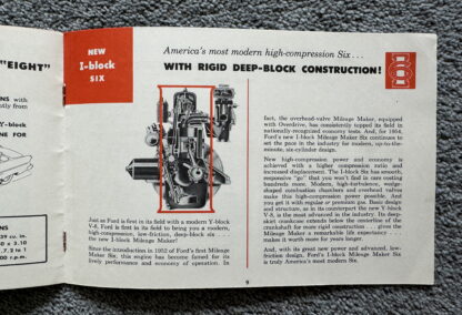 1954 Ford V8 I6 Engine Brochure - Image 9