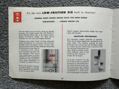 1954 Ford V8 I6 Engine Brochure - Image 10