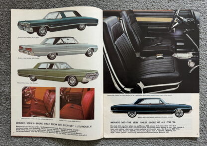 1966 Dodge Range Monaco. Coronet, Dart, Polara, Brochure - Image 3