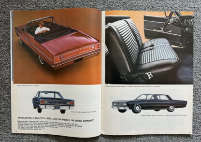 1966 Dodge Range Monaco. Coronet, Dart, Polara, Brochure - Image 6