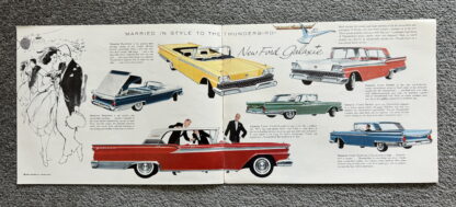 1959 Ford Range Brochure Galaxie, Fairlane, Custom, Wagons - Image 2