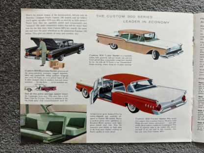 1959 Ford Range Brochure Galaxie, Fairlane, Custom, Wagons - Image 4