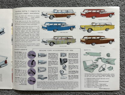 1959 Ford Range Brochure Galaxie, Fairlane, Custom, Wagons - Image 5