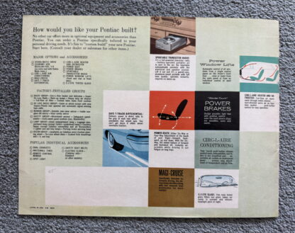 1960 Pontiac Range Brochure Bonneville, Star Chief, Catalina, Ventura - Image 8