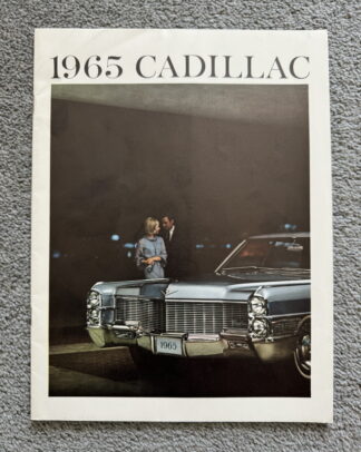 1965 Cadillac Range Brochure Fleetwood, Calais, De Ville