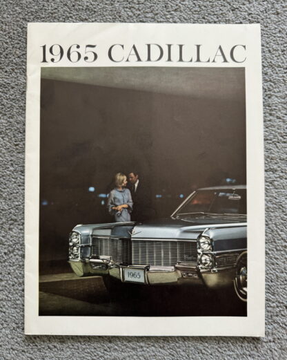 1965 Cadillac Range Brochure Fleetwood, Calais, De Ville