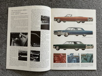1965 Cadillac Range Brochure Fleetwood, Calais, De Ville - Image 4