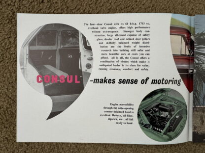 1958 Ford Consul Brochure - Image 2