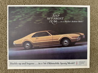 1966 Oldsmobile Range Brochure Tornado, Starfire 4-4-2
