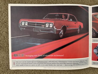 1966 Oldsmobile Range Brochure Tornado, Starfire 4-4-2 - Image 7