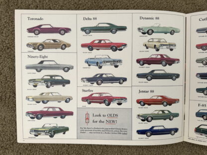 1966 Oldsmobile Range Brochure Tornado, Starfire 4-4-2 - Image 9