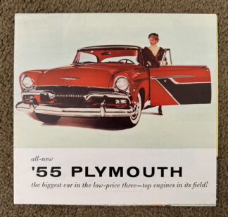 1955 Plymouth Range Brochure Plaza, Belvedere, Savoy