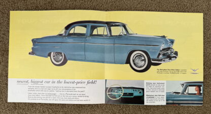 1955 Plymouth Range Brochure Plaza, Belvedere, Savoy - Image 2