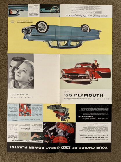 1955 Plymouth Range Brochure Plaza, Belvedere, Savoy - Image 7